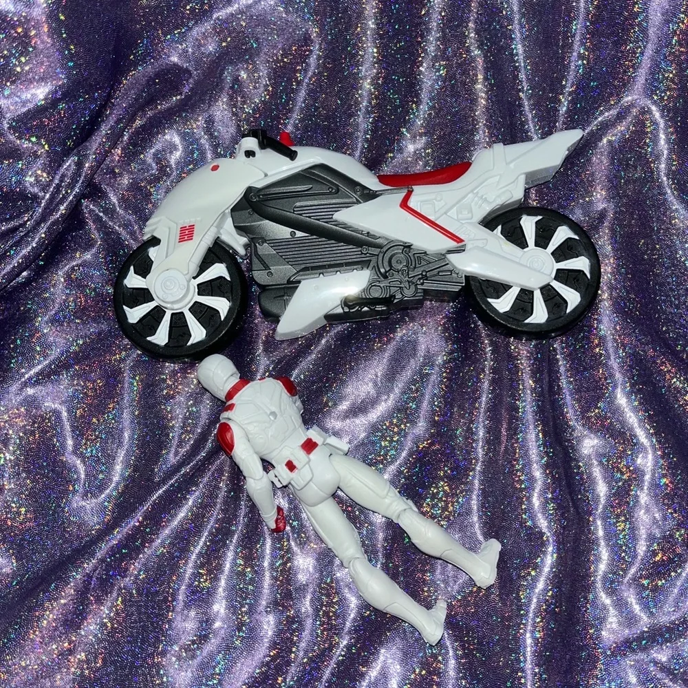G. I. Joe Snake Eyes with motorcycle
